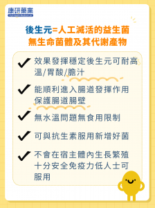 爲什麽多了人選擇 後生元 取代活性益生菌呢? - 後生元 好處 - 法國力多爾
