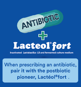 Antibiotic + Lacteol fort